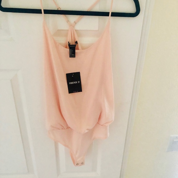 Beautiful Blush Peach Bodysuit - Picture 1 of 4